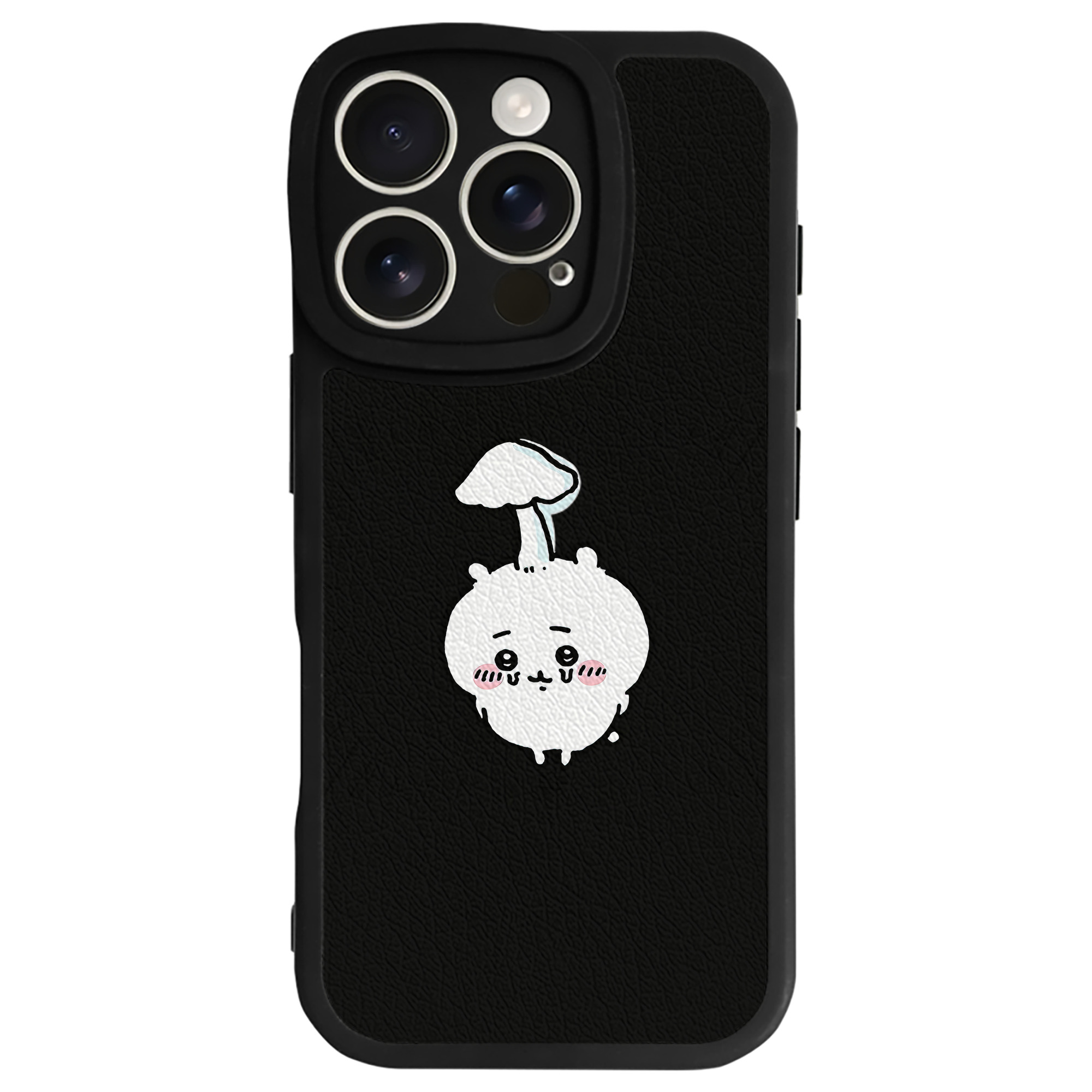 （画像用） ちいかわ ちいかわ Chii-kawa chiikawa 【iPhone 16シリーズ対応】シリコンスマホケース（レザー調） 材質：シリコン